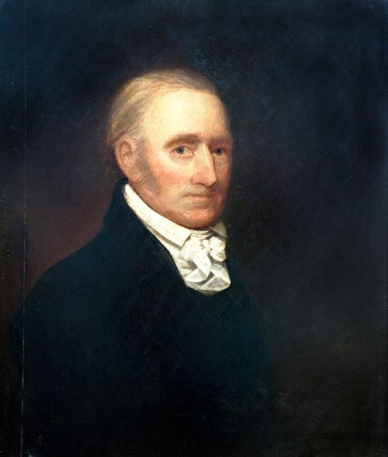 Harry Dorsey Gough, a prominent Maryland merchant, planter, politician, and Methodist, attributed to Gilbert Stuart circa 1800.