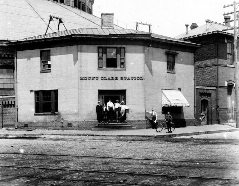 B&O's Mount Clare Station, built in 1851.