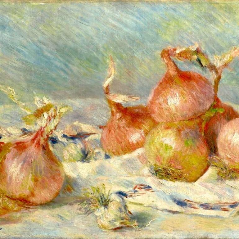 Onions by Pierre-Auguste Renoir, 1881.
